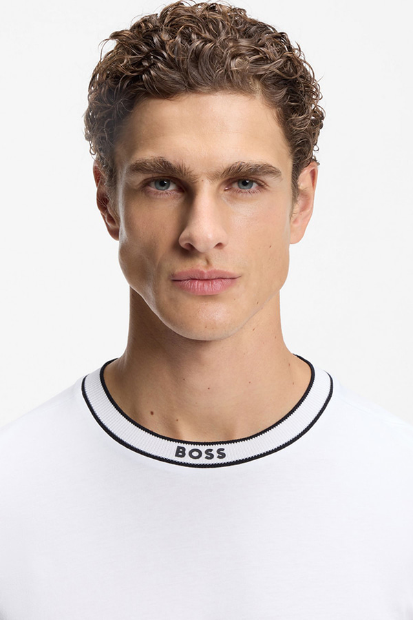 ΜΠΛΟΥΖΑ T-SHIRT BOSS - 100 ΛΕΥΚΟ